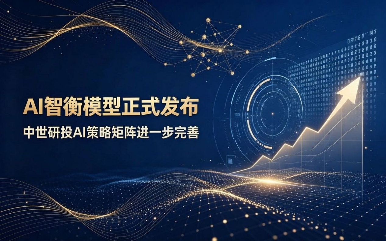AI智衡模型正式发布 中世研投AI策略矩阵进一步完善